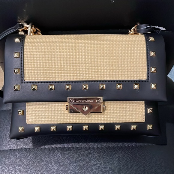 Michael Kors Handbags - MICHAEL KORS
Cece Medium Faux Leather Studs PKT Shoulder Satchel Crossbody Bag